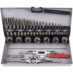 Tap & Die Set 32pce 3-12mm Hss In Steel Case