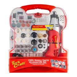 Mini Rotary Tool 170w & Accessory Kit 172 Pc In Plastic Case