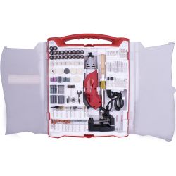 Rotary Tool 170w Accessory Set 245pc With St& & Flex Shaft