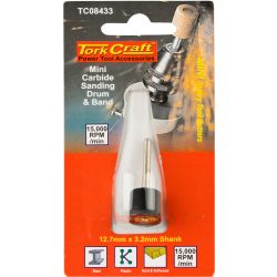 Mini Caride S&ing Drum & B& 12.7mm X 3.2mm Shank
