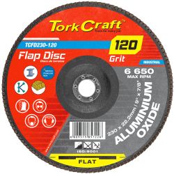 Flap S&ing Disc 230mm 120grit A/o