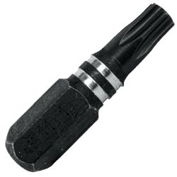 Torx Tx 5 Impact Insert Bit 25mm 2pc Carded