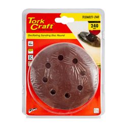 Oscillating S&paper A/o 115mm 10pc Round 240grit