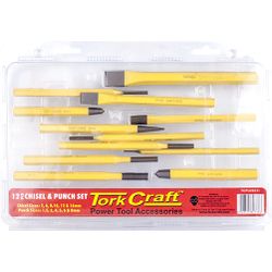 TORK CRAFT Chisel & Punch Set 12pc