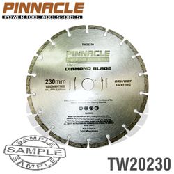 Diamond Blade Segmented 230mm PINNACLE Br&