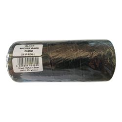 Refuse Bag Black 20mic 2x25 Pack