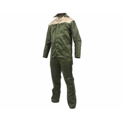 Overall 2 Pce 2t Khaki/grn Size 34 Chest 30 Waist
