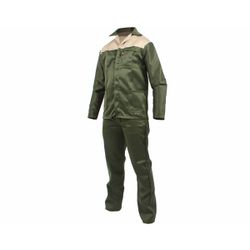Overall 2 Pce 2t Khaki/grn Size 42 Chest 38 Waist