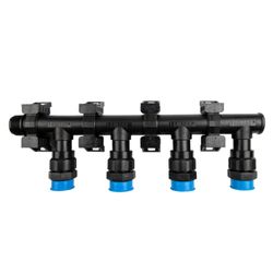 EMJAY Manifold Pvc Assembled 4 Station