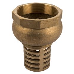 TORRENTI Valve Foot Brass 100mm