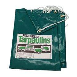 PROTARP Pvc Tarpaulin 550g/m2 4x6m Grn
