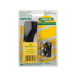 LAWNKING L/mower Blades 3 & Bolts Rolux