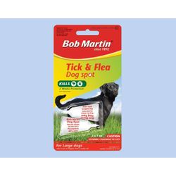 Bob Martin Pet Tick & Flea Dog Spot Large 2x1ml