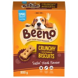 Beeno Dog Biscuits Steak Small 800g