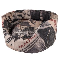 Complete Dog Bed Pollycotton Meduim 55cm