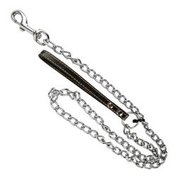Complete Lead Chain Leather H&le 4mm X 1200mm