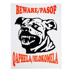 Complete Sign - Beware Staffordshire