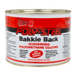 SPRAYON Poly Steel Bakkie Back Brush On Black 1l