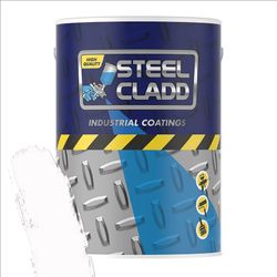 Steel Cladd Quick Dry Enamel White 5l