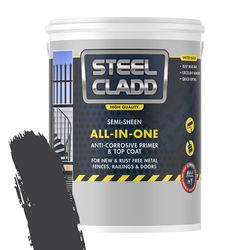 Steel Cladd All-in-one Water Based Charcoal 20l