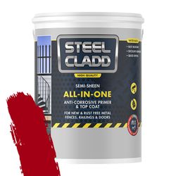 Steel Cladd All-in-one Water Based Red 5l