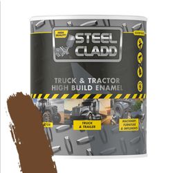 Steel Cladd Truck & Tractor Enamel Fiat Brown 1l