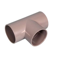BLU52 Tee Piece Pool Pvc Gry 50mm