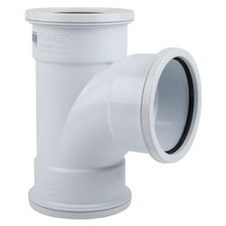 Waste Junction 87.5deg Sv Pl 110mm Sabs