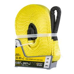 Tow Straps + Loop Ends 6m Yel