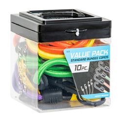Bungee Straps St&ard Assortment 10pc