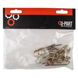 U-PART Grip Clip X10pk 10-18mm 3mm S10