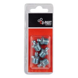U-PART Grease Nipple Straight 1/4inch Bspx5