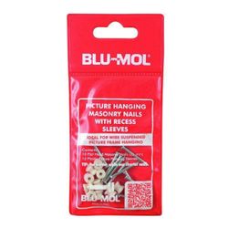 BLU-MOL St&ard Nails With Recess Sleeves 26mm