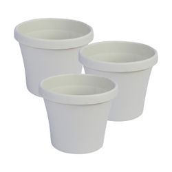 SEBOR Suppot & Saucer Set 25cm Light Grey 3pck