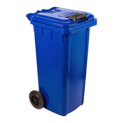 Refuse Wheely Bin Non Sabs Virgin Blue 120l