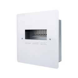 Distribution Board Mini Rail 16w Flush Metal