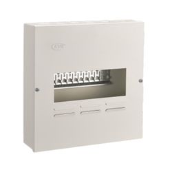 Distribution Board Mini Rail 8w Surface Metal