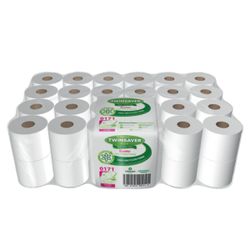 TWINSAVER Toilet Paper 1ply Recy Econo 48pc 0171