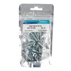 IFASTEN Bolt & Nut Gutter M6x30mm 25 Pp
