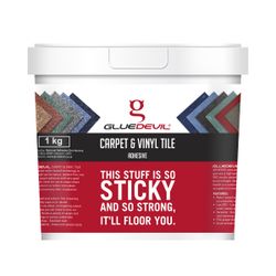 GLUEDEVIL Carpet & Vinyl Tile Adhesive 1kg
