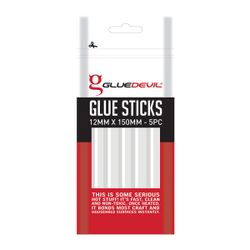 GLUEDEVIL Glue Sticks 12mm X 150mm 5 Sticks