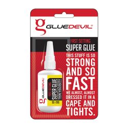GLUEDEVIL Super Glue B/p (yellow Label) Sq 20grm