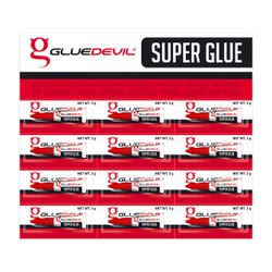 GLUEDEVIL Super Glue 12 Per Display Card 3gr
