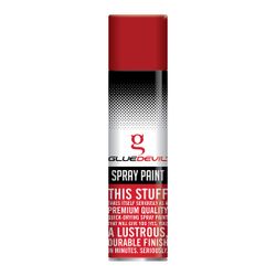 GLUEDEVIL Spray Paint 300ml Metallic Red