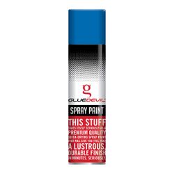 GLUEDEVIL Spray Paint 300ml Heat Resistant Blue