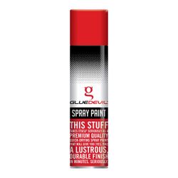 GLUEDEVIL Spray Paint 300ml Heat Resistant Red