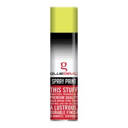 GLUEDEVIL Spray Paint 300ml Fluorescent Yellow