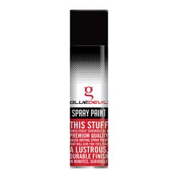 GLUEDEVIL Spray Paint 300ml Satin Black