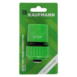 Kaufmann 20mm Connector Hose Shut Off