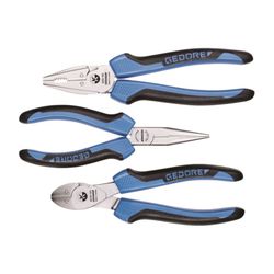 GEDORE Blue 3 Pc Plier Set 8003 Jc